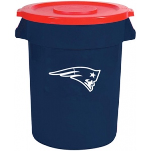 Wild Sports New England Patriots Bruteô Trash Can by Rubbermaid: 32 ...